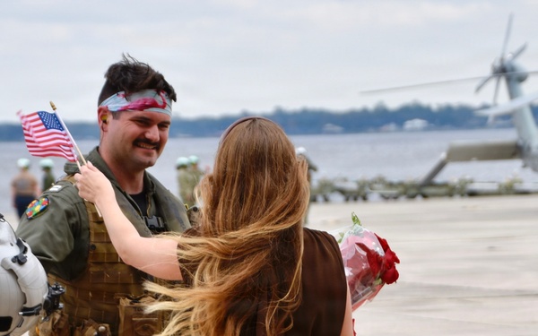 HSM-70 SPARTANS Combat Element 3 returned home to Naval Air Station Jacksonville