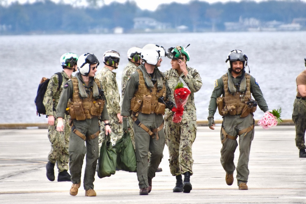 HSM-70 SPARTANS Combat Element 3 returned home to Naval Air Station Jacksonville