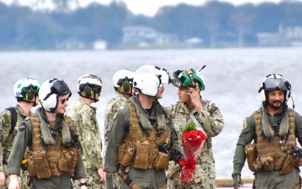 HSM-70 SPARTANS Combat Element 3 returned home to Naval Air Station Jacksonville
