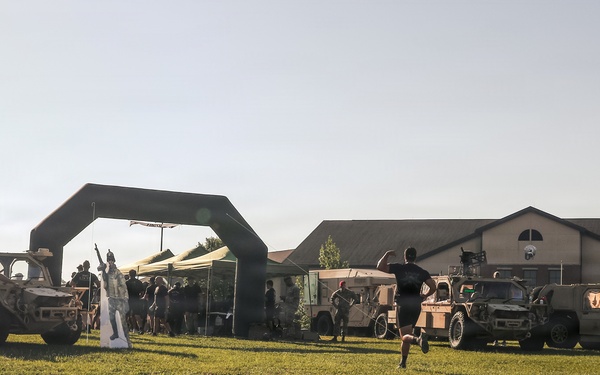 3rd Special Forces Group (Airborne) Soldiers honor Staff Sgt. Robert J. Miller during annual memorial 5K
