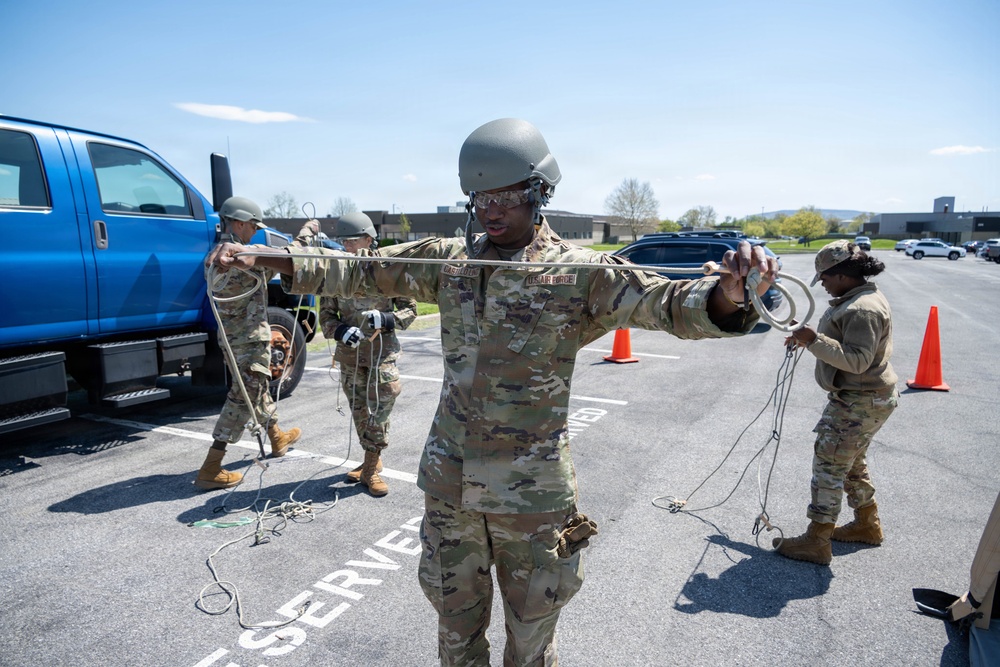 105th Force Support Squadron support deployment simulation