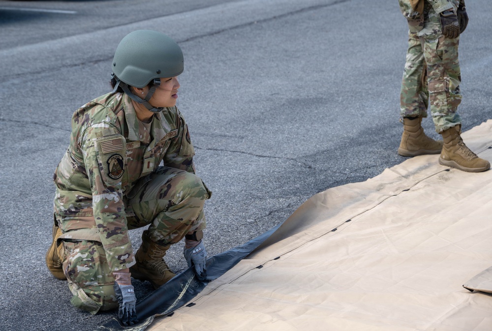 105th Force Support Squadron support deployment simulation
