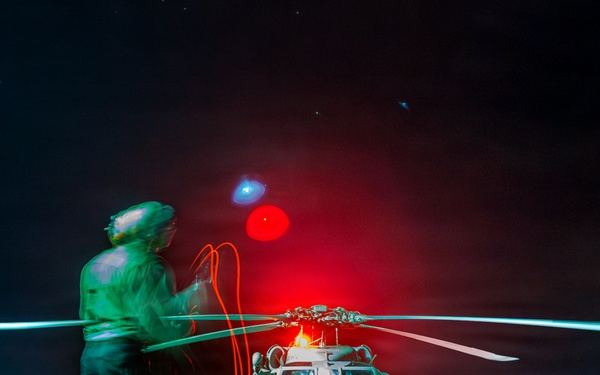 USS Mount Whitney Flight Operations