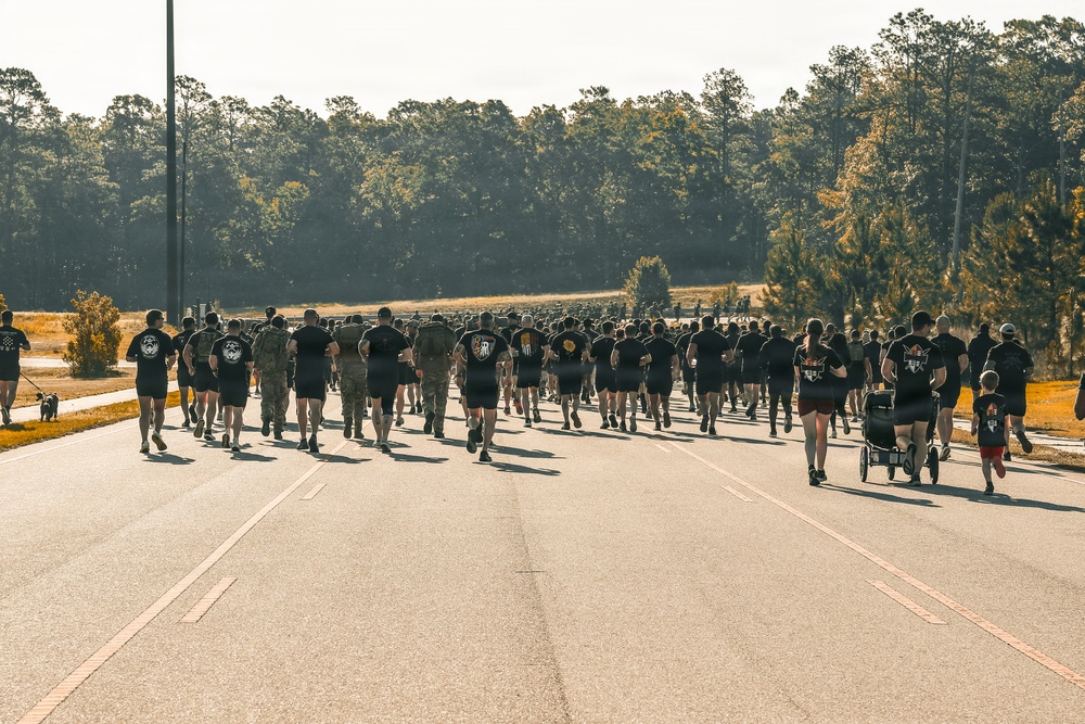 3rd Special Forces Group (Airborne) Soldiers honor Staff Sgt. Robert J. Miller during annual memorial 5K