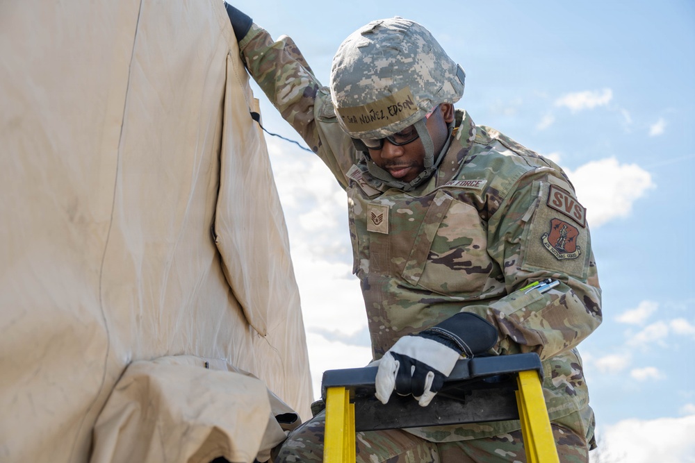 105th Force Support Squadron support deployment simulation