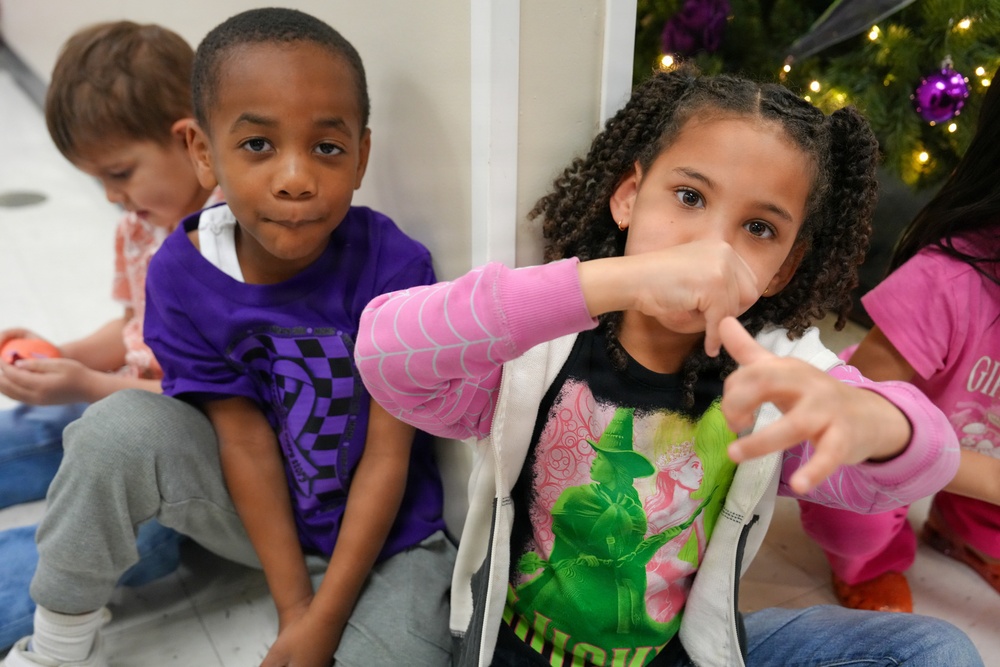 U.S. Army Field Band visits CDCs for Month of the Military Child