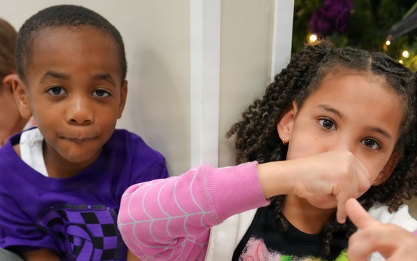 U.S. Army Field Band visits CDCs for Month of the Military Child