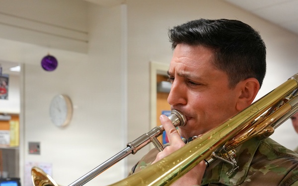 U.S. Army Field Band visits CDCs for Month of the Military Child