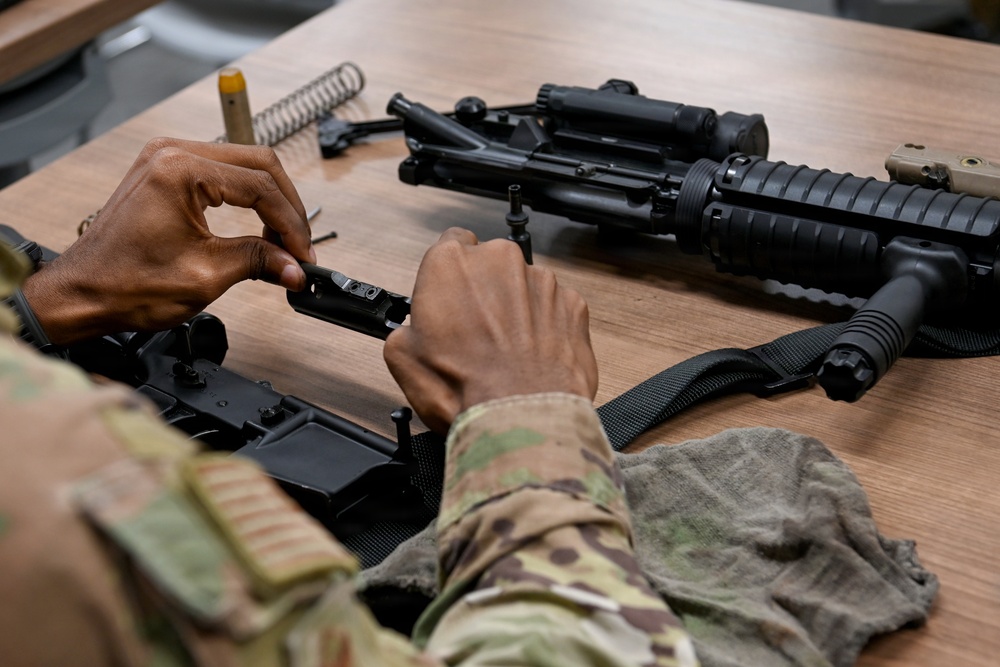169th Security Forces Squadron weapons qualification