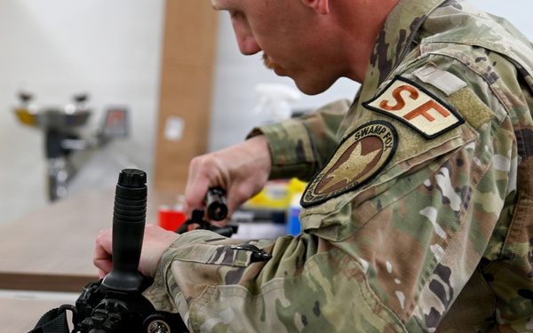 169th Security Forces Squadron weapons qualification