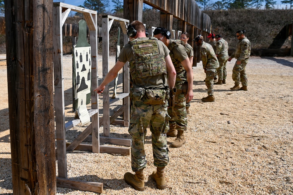 169th Security Forces Squadron weapons qualification