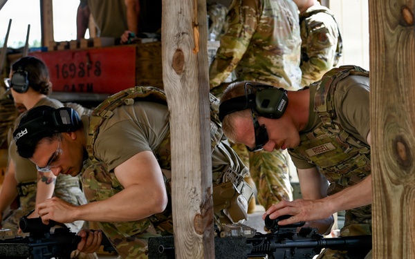 169th Security Forces Squadron weapons qualification