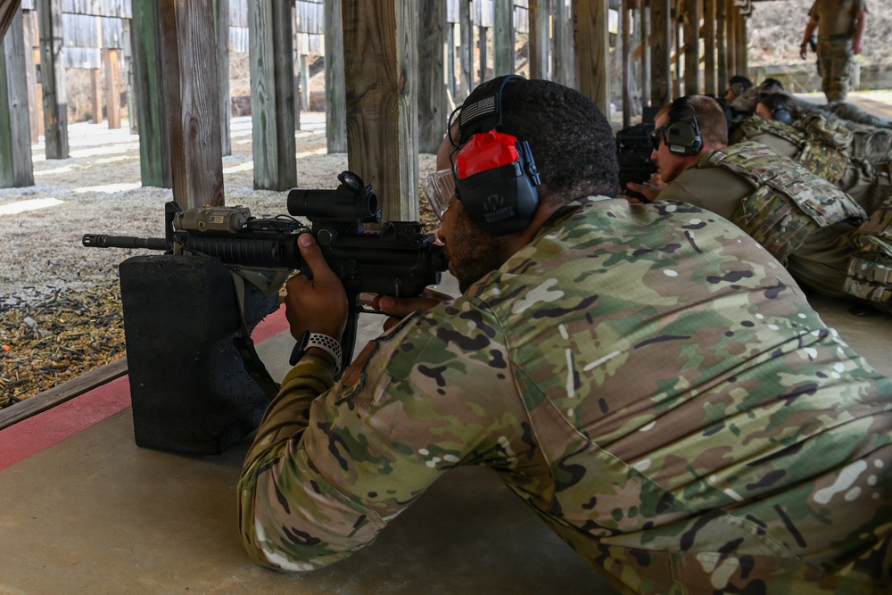 169th Security Forces Squadron weapons qualification