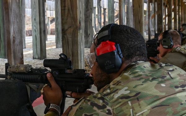 169th Security Forces Squadron weapons qualification