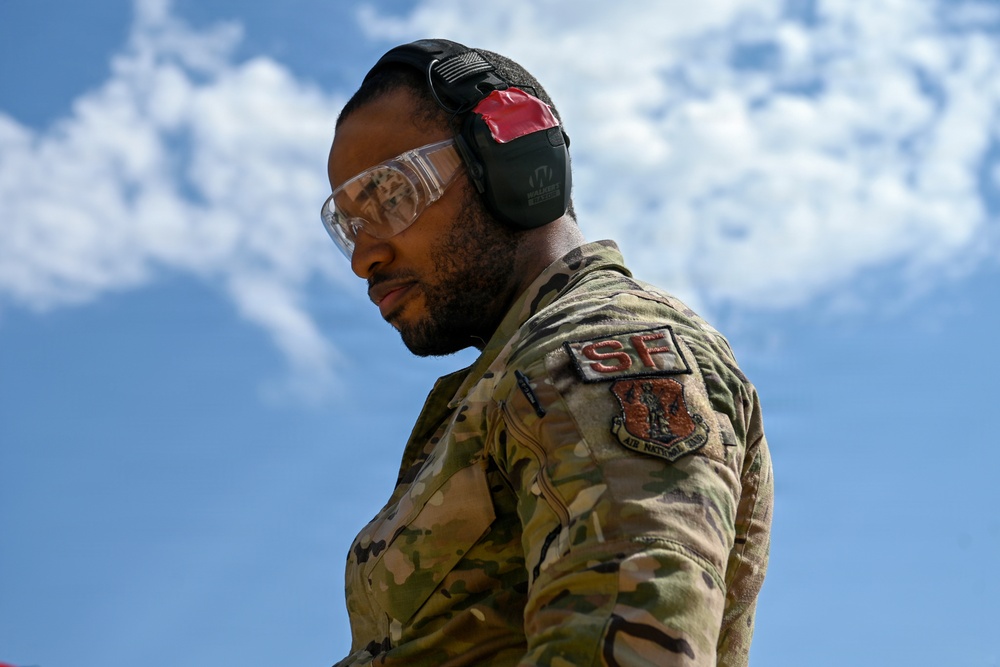 169th Security Forces Squadron weapons qualification