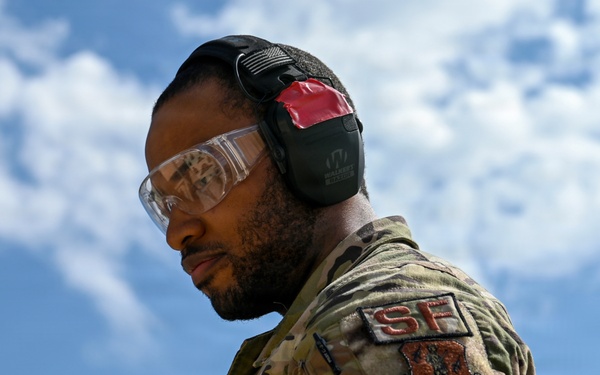 169th Security Forces Squadron weapons qualification