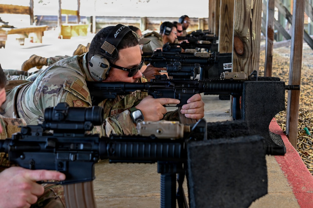 169th Security Forces Squadron weapons qualification