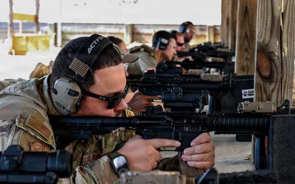 169th Security Forces Squadron weapons qualification