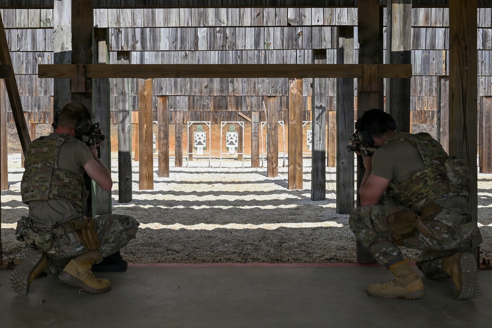 169th Security Forces Squadron weapons qualification