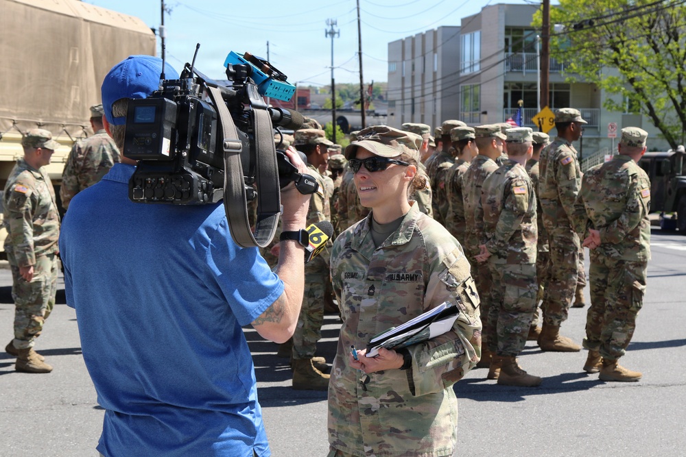 Soldiers support Scranton Armed Forces Day Parade