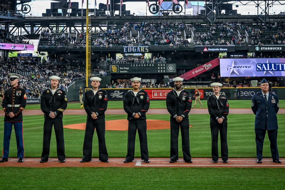2026 Seattle Mariners Host Salute to Armed Services