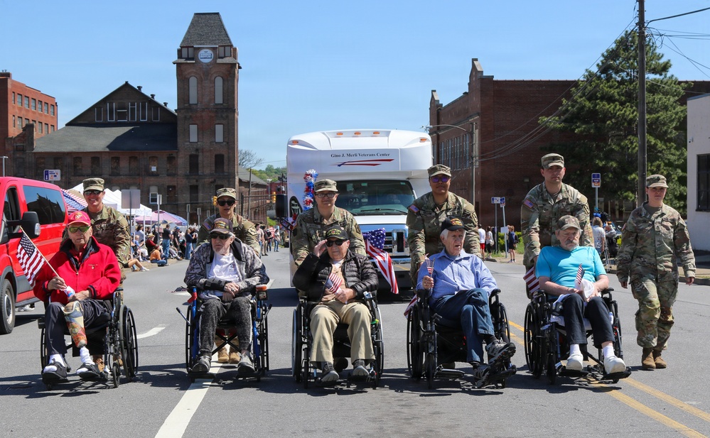 Soldiers support Scranton Armed Forces Day Parade