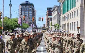 Soldiers support Scranton Armed Forces Day Parade