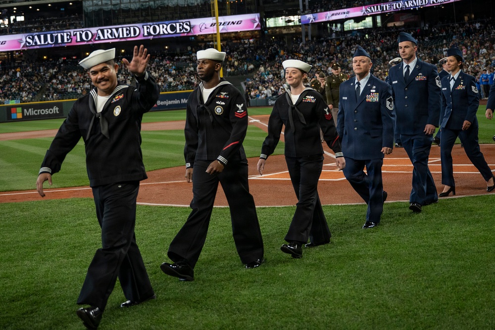 2026 Seattle Mariners Host Salute to Armed Services