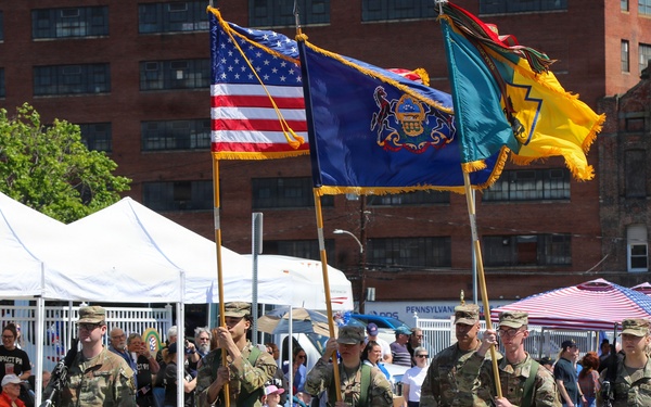Soldiers support Scranton Armed Forces Day Parade