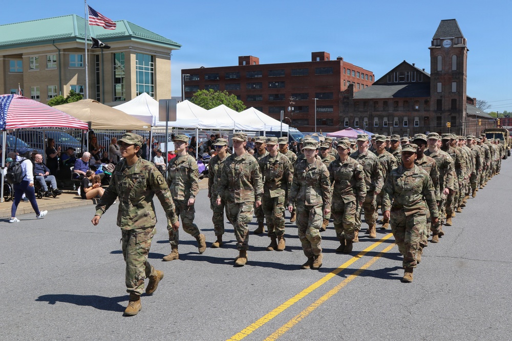 Soldiers support Scranton Armed Forces Day Parade