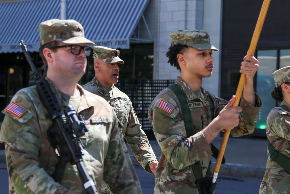 Soldiers support Scranton Armed Forces Day Parade