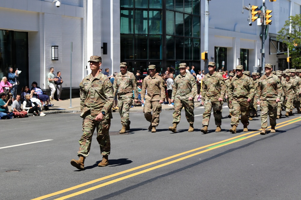 Soldiers support Scranton Armed Forces Day Parade