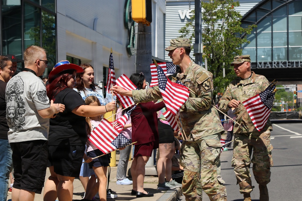Soldiers support Scranton Armed Forces Day Parade