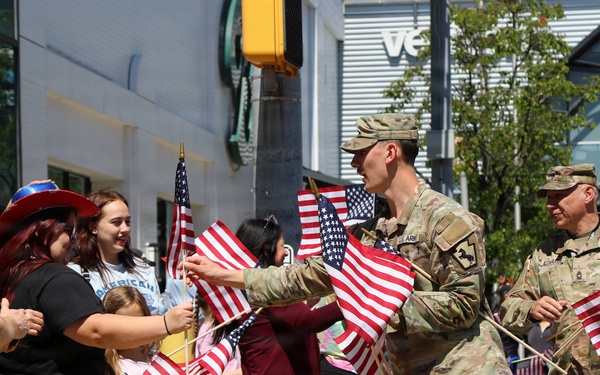 Soldiers support Scranton Armed Forces Day Parade