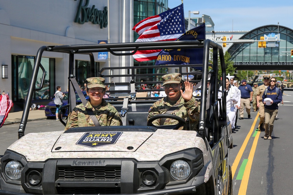 Soldiers support Scranton Armed Forces Day Parade