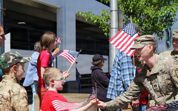 Soldiers support Scranton Armed Forces Day Parade