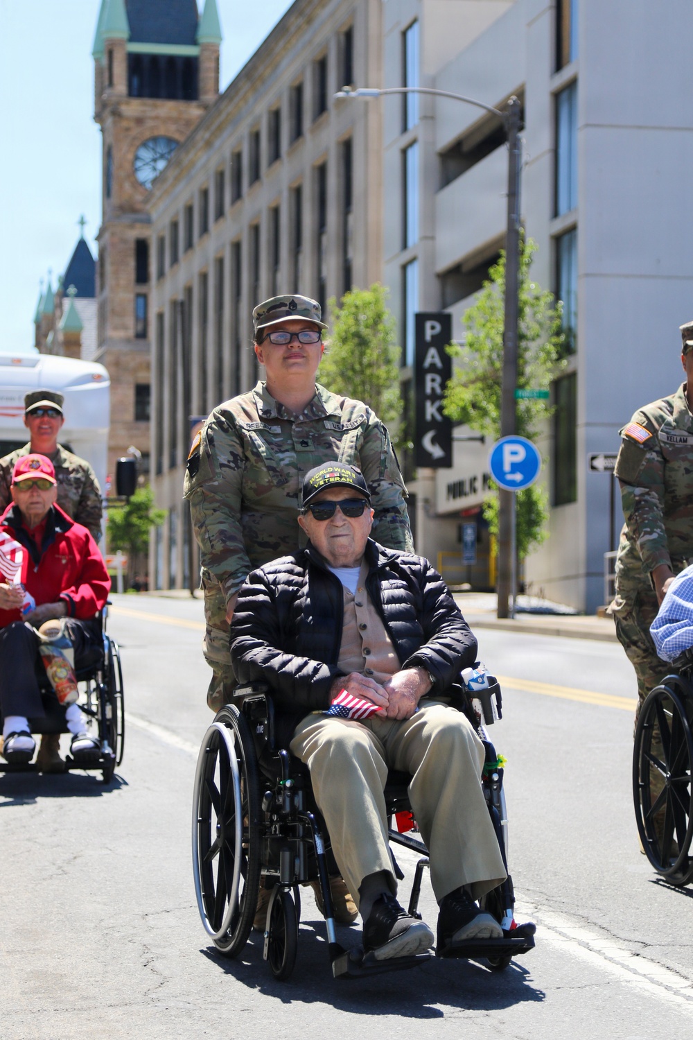 Soldiers support Scranton Armed Forces Day Parade