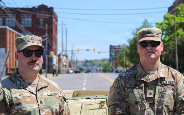 Soldiers support Scranton Armed Forces Day Parade