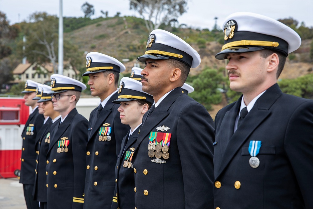 Commander Miguel Recalde Assumes Command of USS Santa Fe