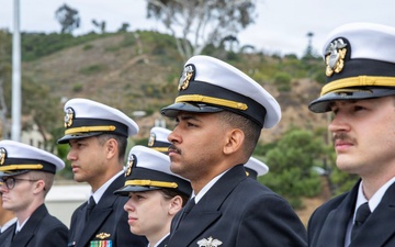 Commander Miguel Recalde Assumes Command of USS Santa Fe