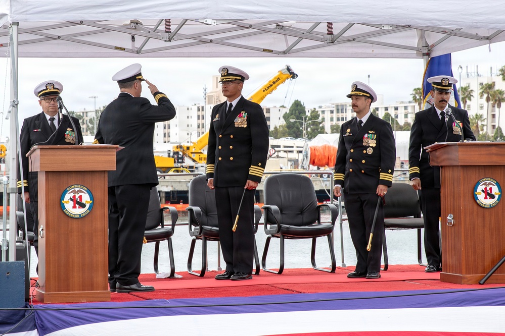 Commander Miguel Recalde Assumes Command of USS Santa Fe