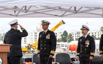 Commander Miguel Recalde Assumes Command of USS Santa Fe