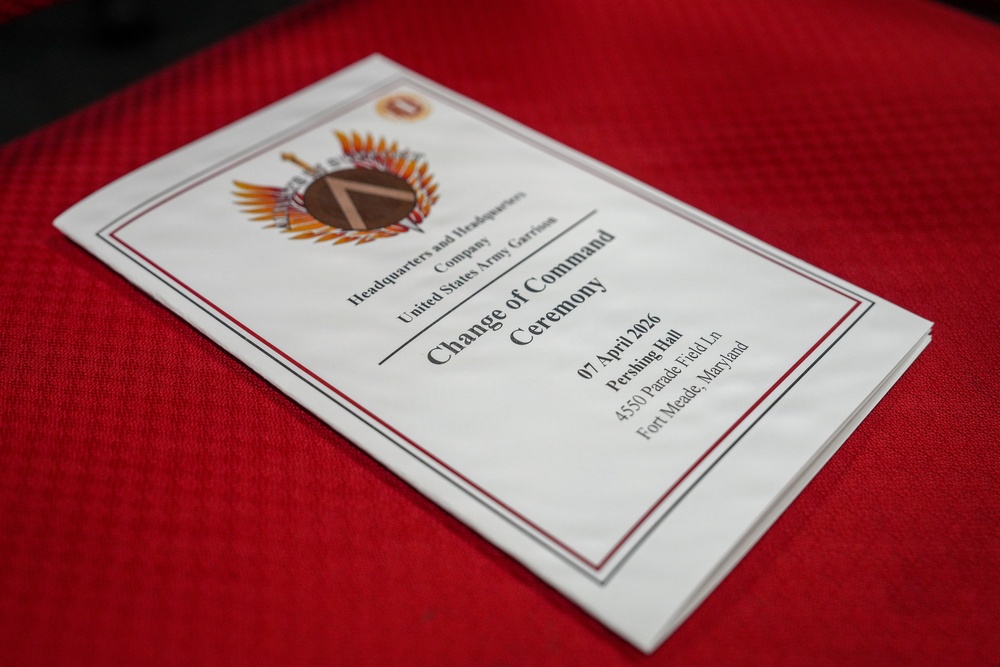 Headquarters and Headquarters Company Change of Command