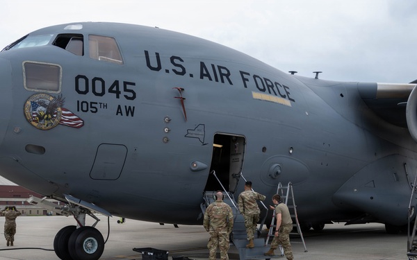 105th C-17 Globemaster III maintenance
