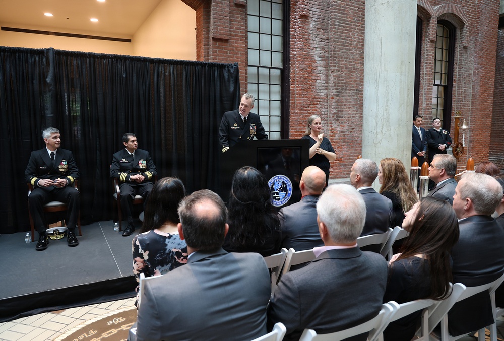 Capt. Ashley Wright Relieves Capt. Joseph Darcy as NSWC Philadelphia Commanding Officer