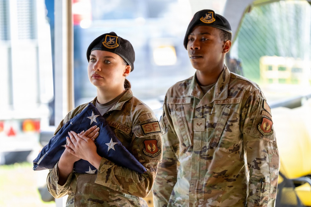 RAF Croughton hosts Police Week closing ceremony