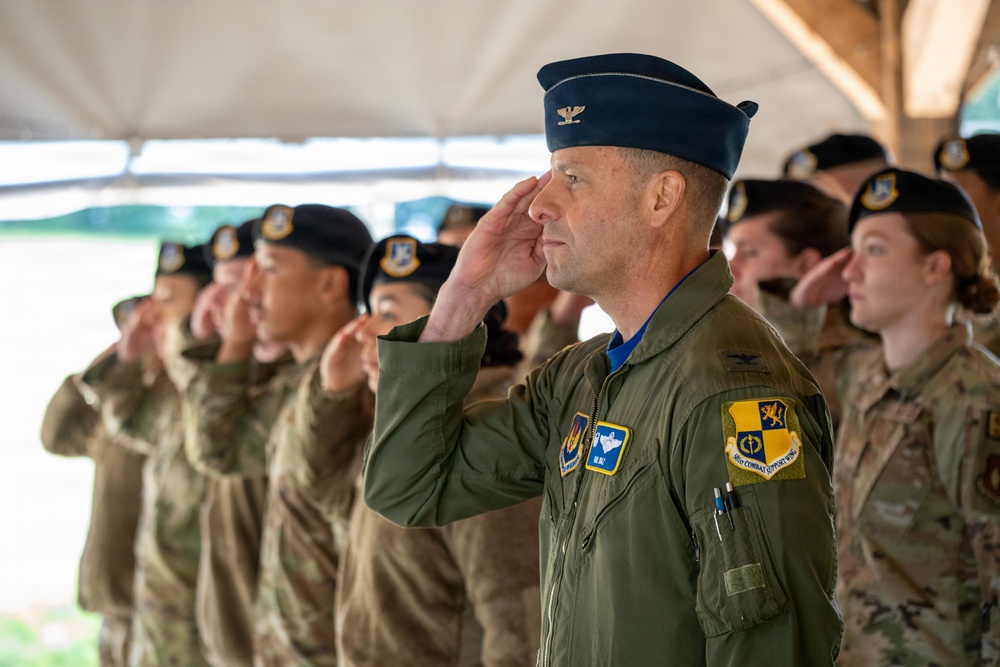 RAF Croughton hosts Police Week closing ceremony