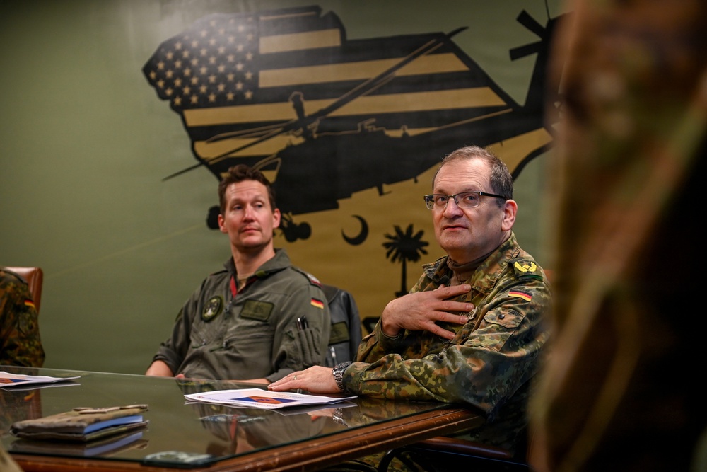 German defense attaché delegation visits South Carolina National Guard