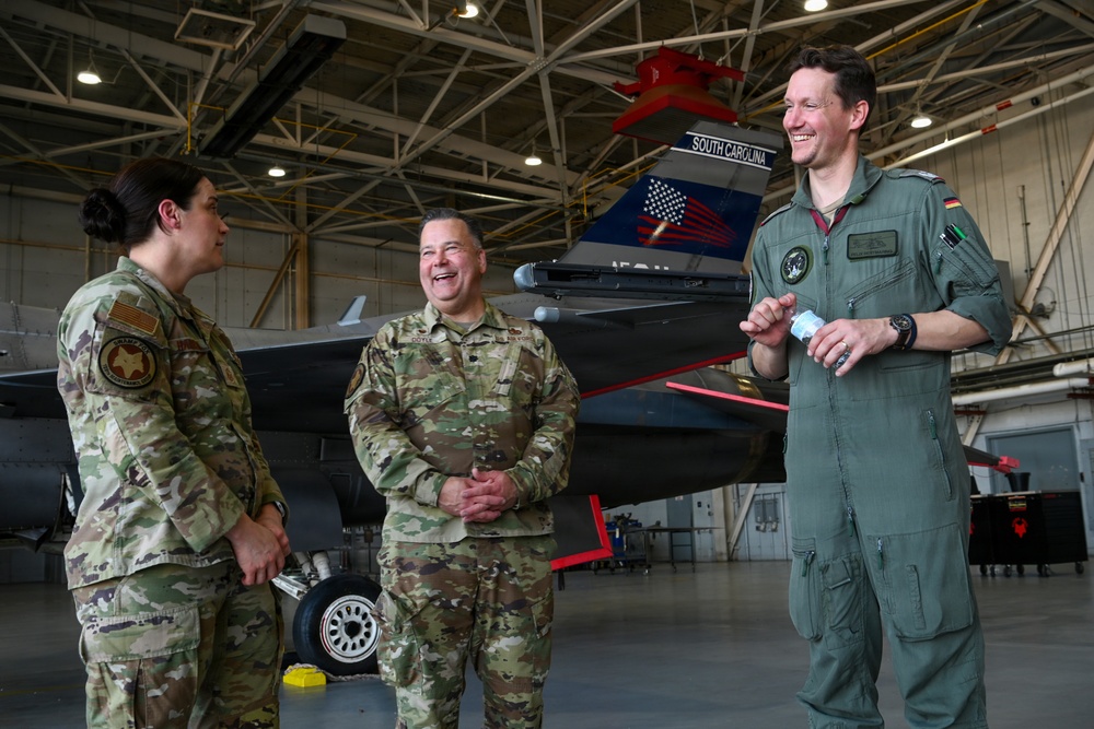 German defense attaché delegation visits South Carolina National Guard