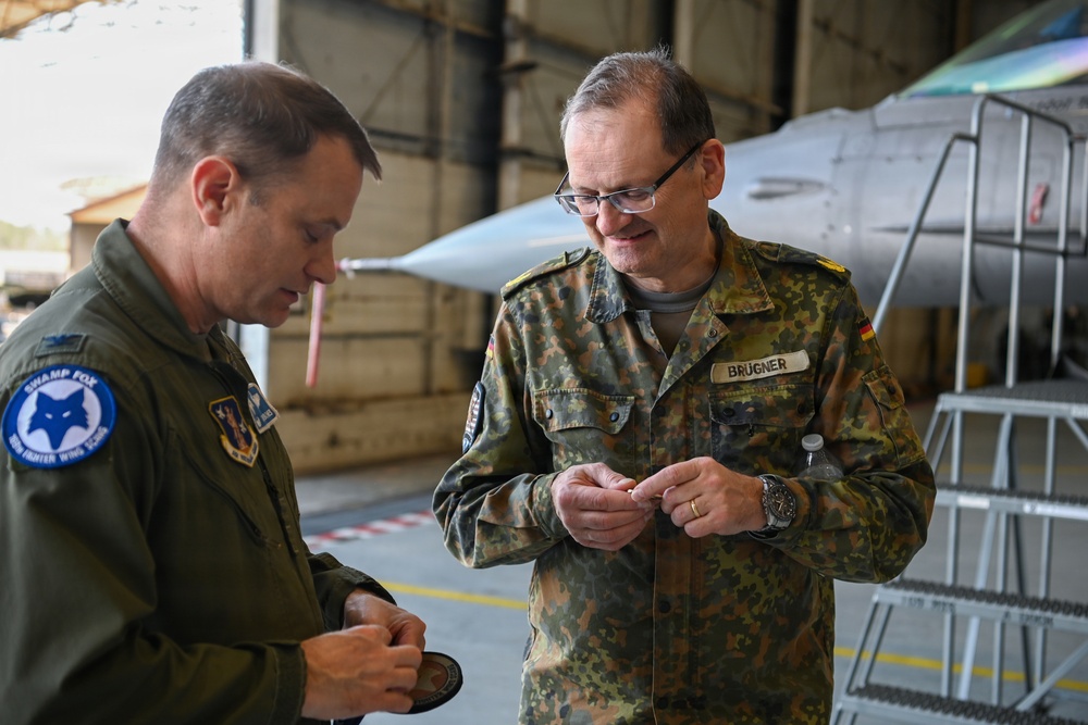 German defense attaché delegation visits South Carolina National Guard